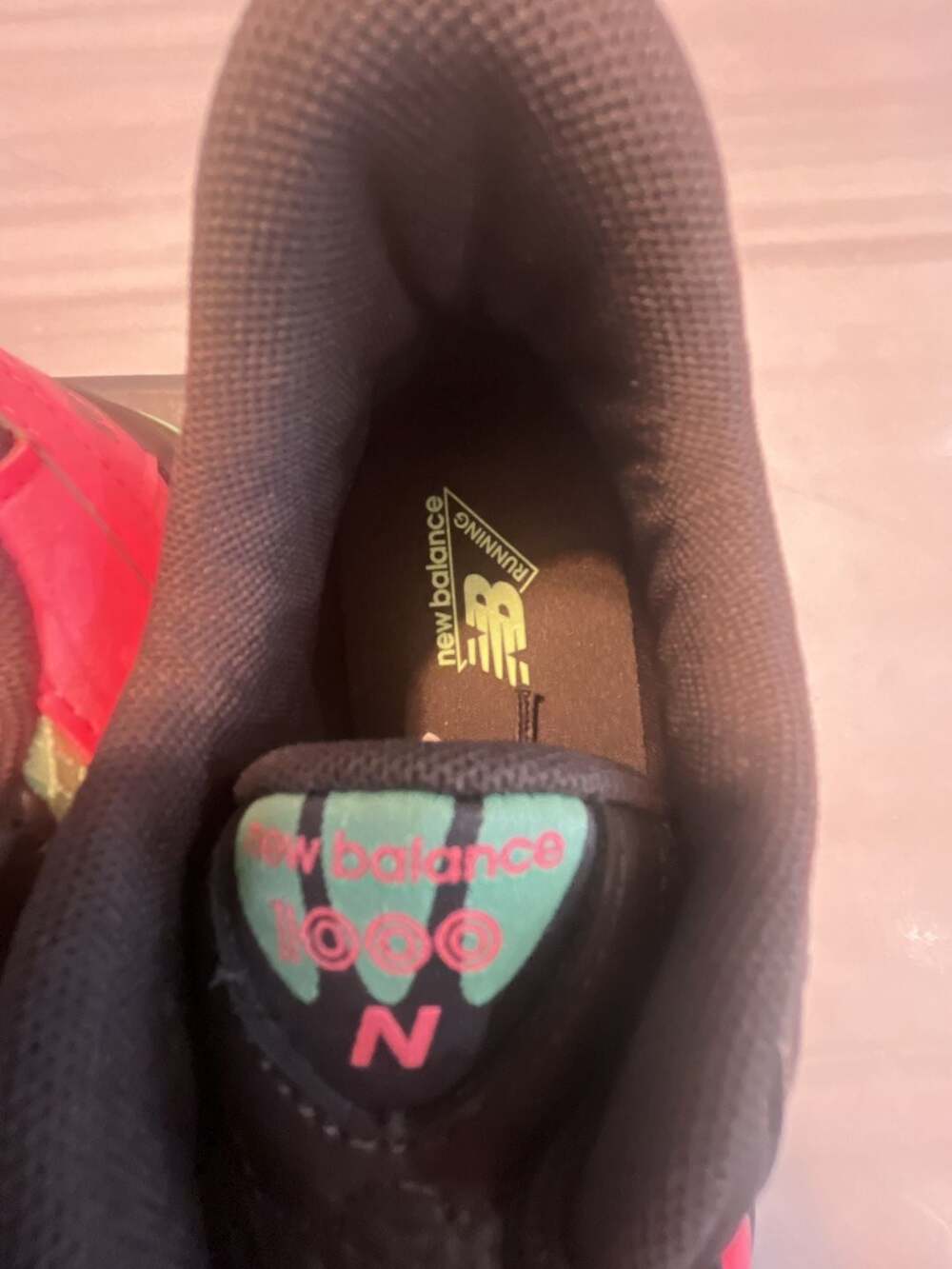 New Balance 1000 Big Kids Pink Black Athletic Sneakers GC1000DM